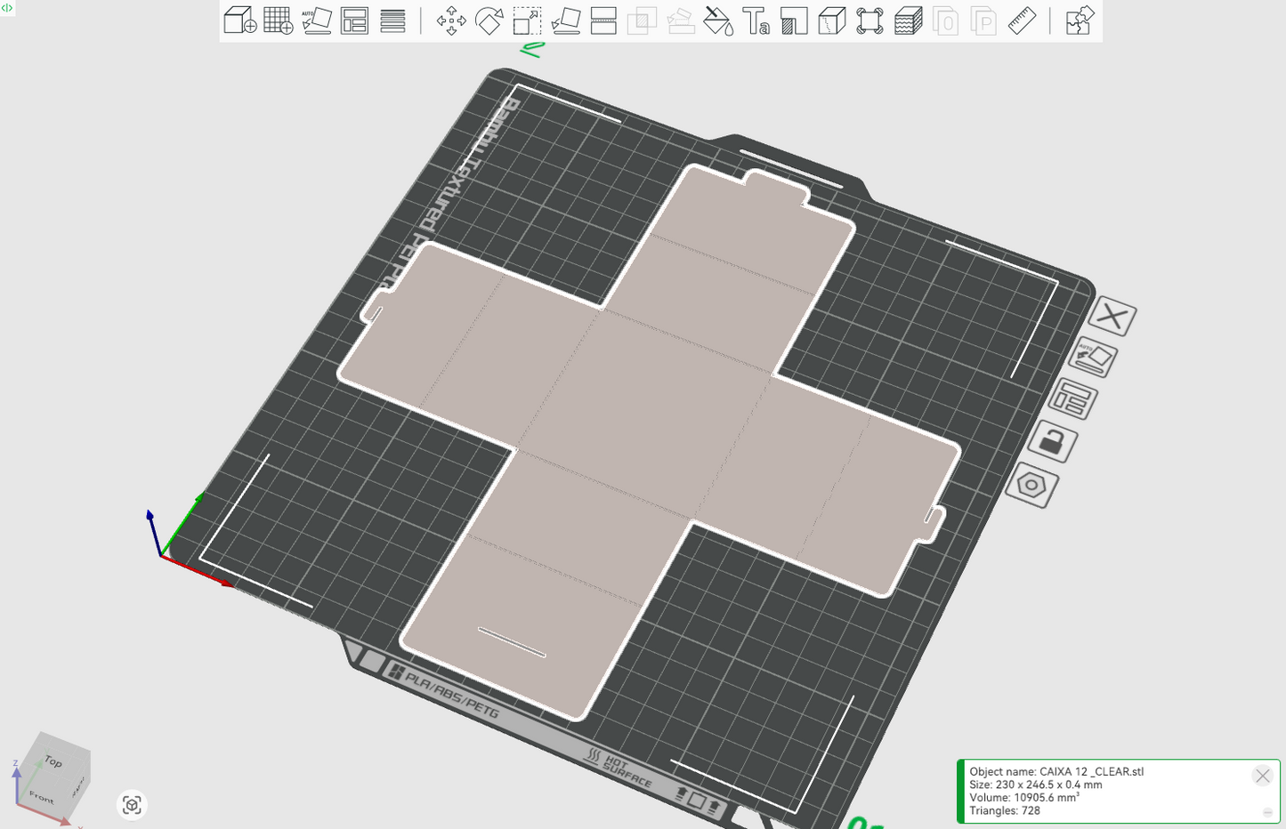 Foldable Box STL File 40mm – Fast & Functional