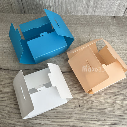 Set 3 Foldable Box STL File 20/30/40mm – Fast & Functional
